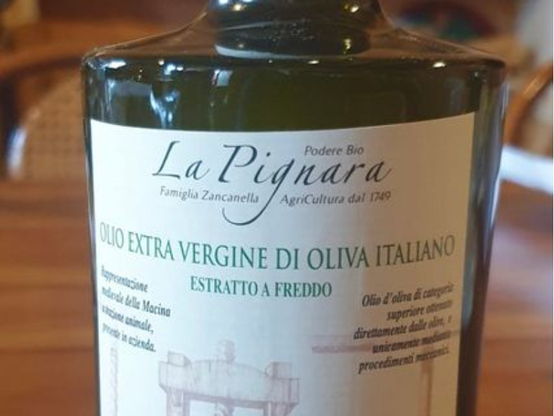 OLIO di OLIVA varietà autoctona del Monte Ricco (Parco Reg. dei Colli Euganei)