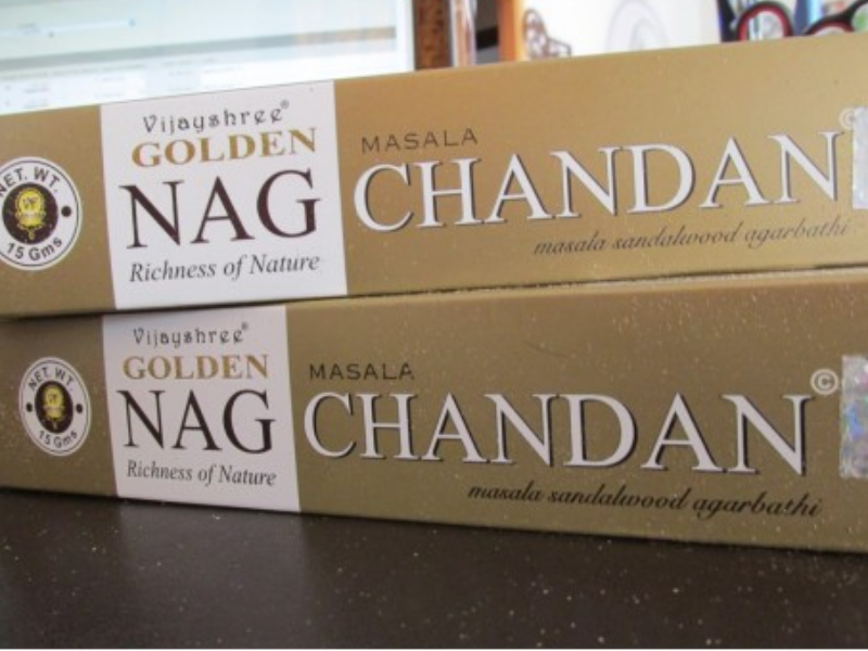 Incensi Golden Nag Chandan Masala Sandalo 