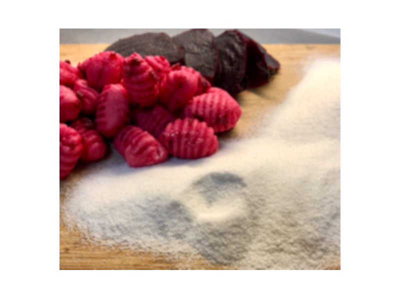 GNOCCHI DI PATATE FRESCHI CON BIETOLE ROSSE