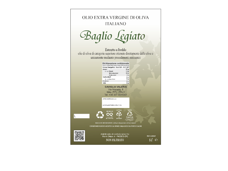 OLIO EXTRA VERGINE DI OLIVA