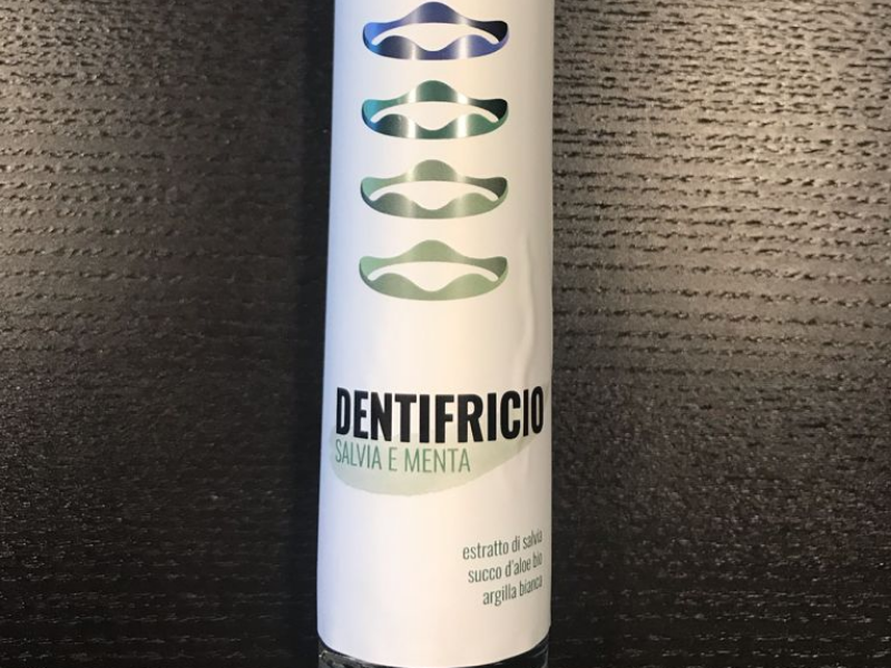 Dentifricio salvia, menta e argilla bianca - 50 ml