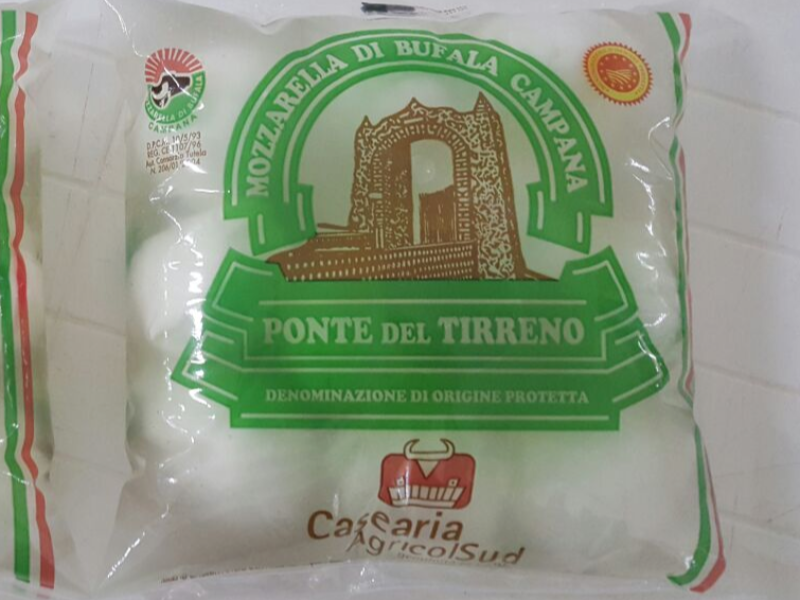 Cuscino di bufala DOP da 250 gr. In busta termosaldata