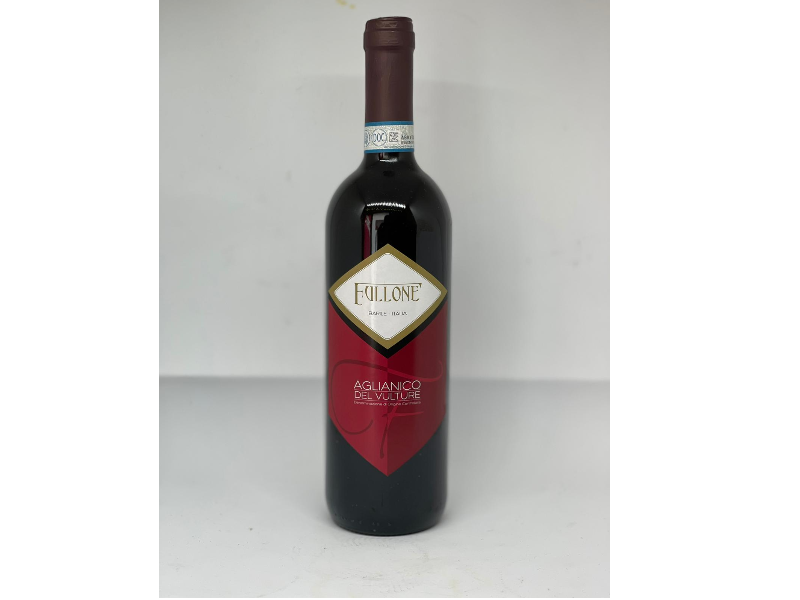 Bottiglia da 75 Cl di Vino Aglianico del Vulture DOC Fullone