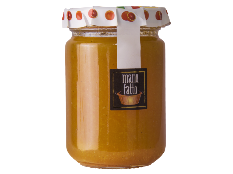 Marmellata Extra di Arance Rosse Tarocco con Vaniglia Bourbon 160g