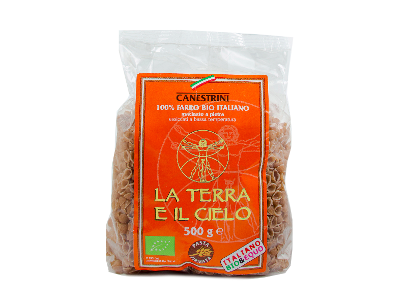 CANESTRINI DI FARRO INTEGRALE Triticum dicoccum GR 500