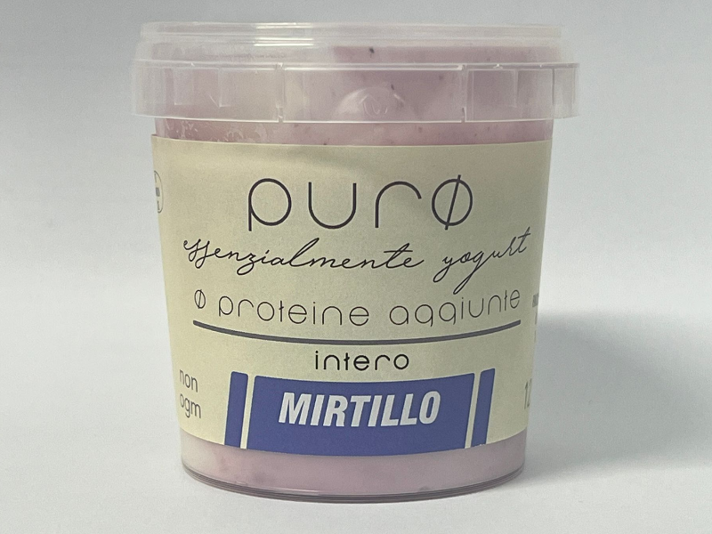 yogurt coagulo rotto mirtillo