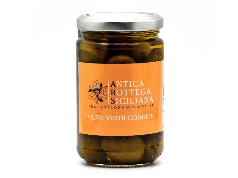 Olive verdi condite - 280g
