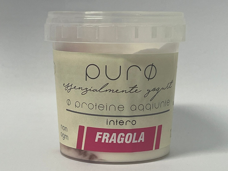 yogurt coagulo rotto fragola