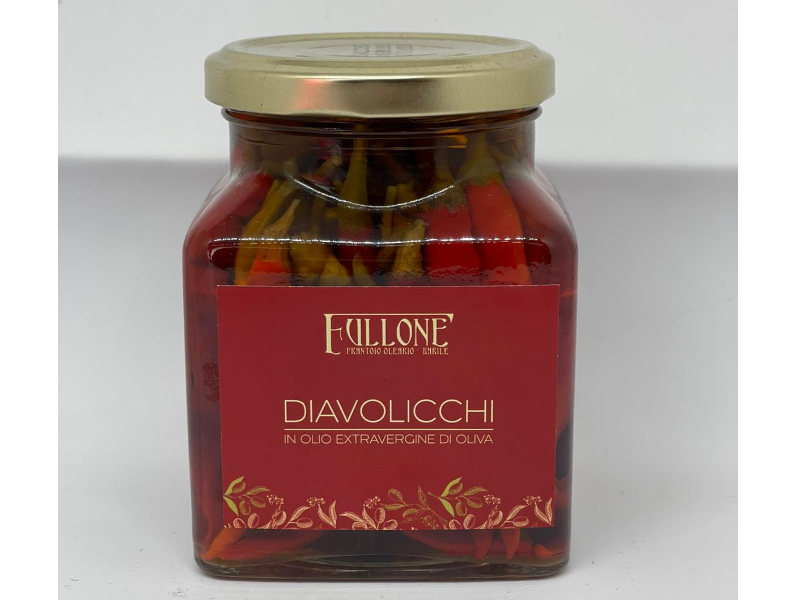 Peperoncini diavolicchi in olio extravergine di oliva Fullone