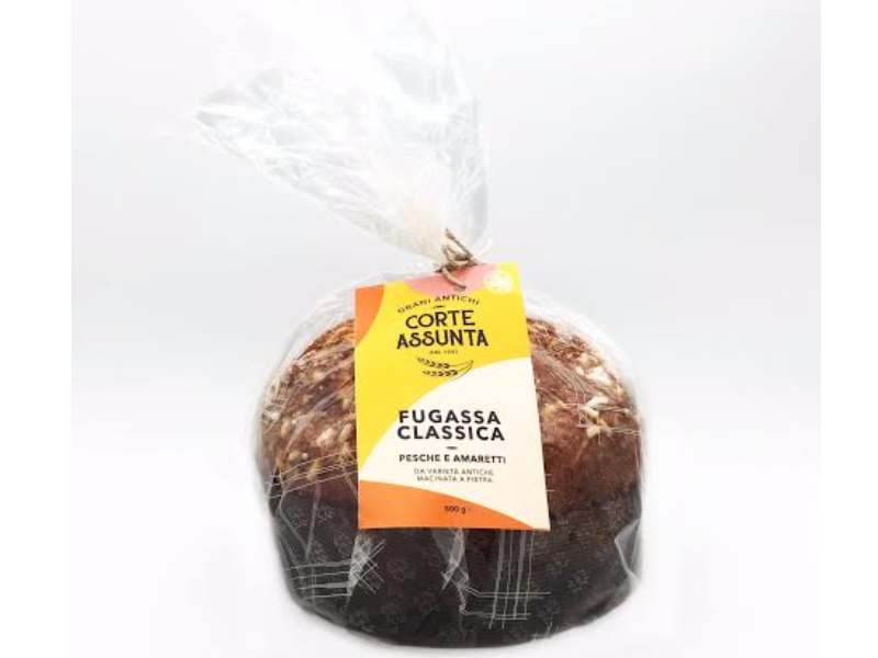 Fugassa Pesche e Amaretti 500 gr