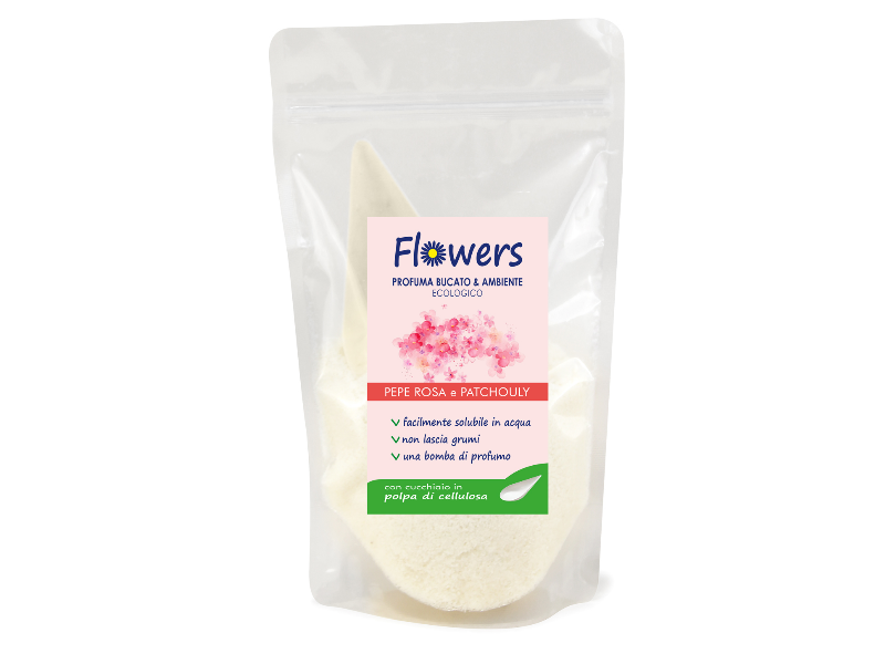 Profuma bucato pepe rosa patchouli in polvere ecologico Flowers