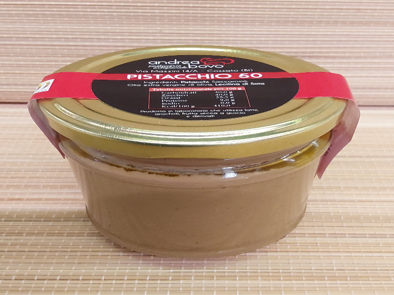 Crema spalmabile al pistacchio