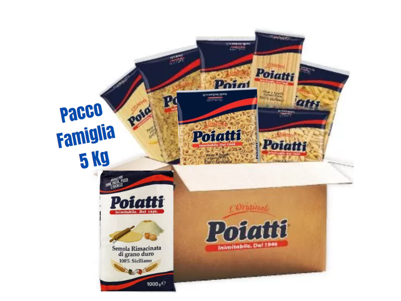 PASTA Pacco Famiglia POIATTI  5 kg