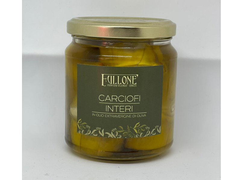 Carciofi interi in olio extravergine di oliva Fullone