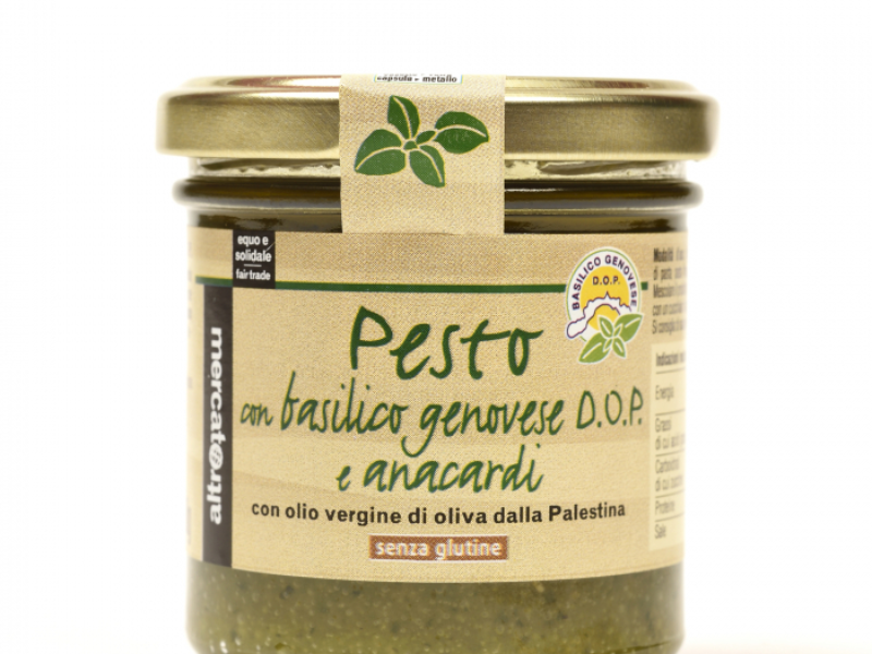 Pesto di basilico e anacardi