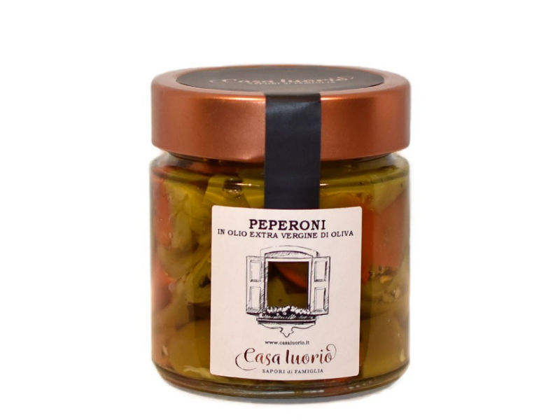 Peperoni in olio extra vergine di oliva