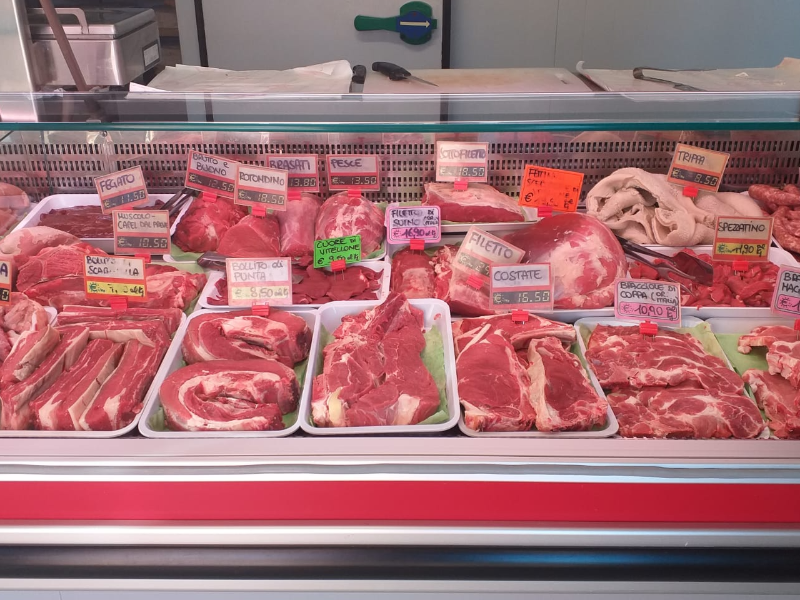 carne di vitellone, suino, pollame e coniglio