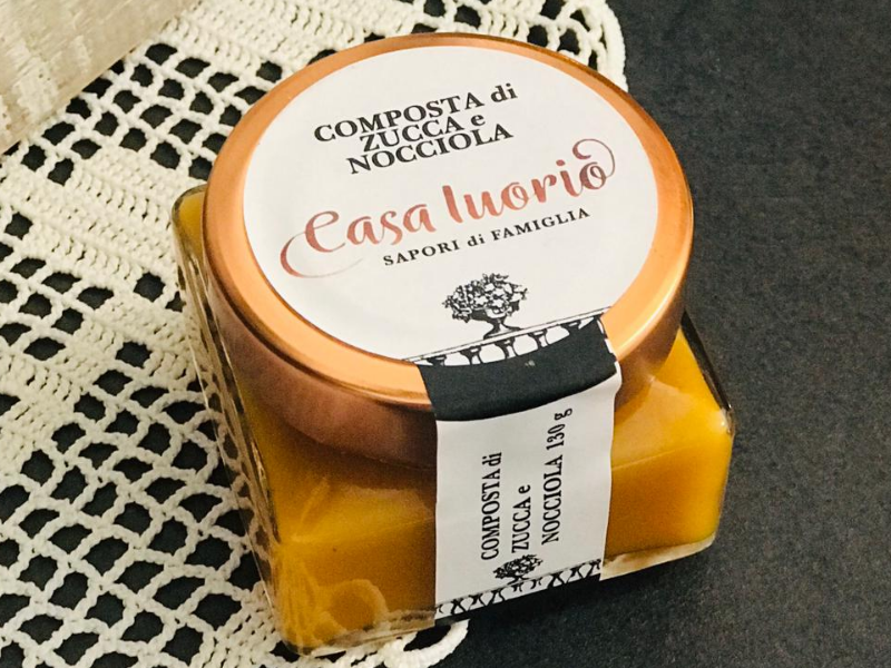 Composta di zucca e nocciola