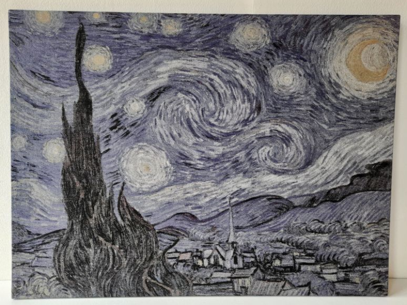 Arazzo “Notte Stellata” (Van Gogh) cm.81x109
