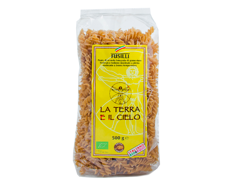 FUSILLI INTEGRALI DI GRANO DURO GR 500