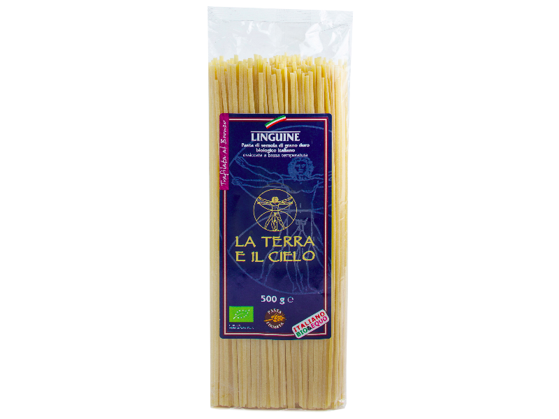 LINGUINE DI SEMOLA DI GRANO DURO TRAFILATE AL BRONZO GR. 500