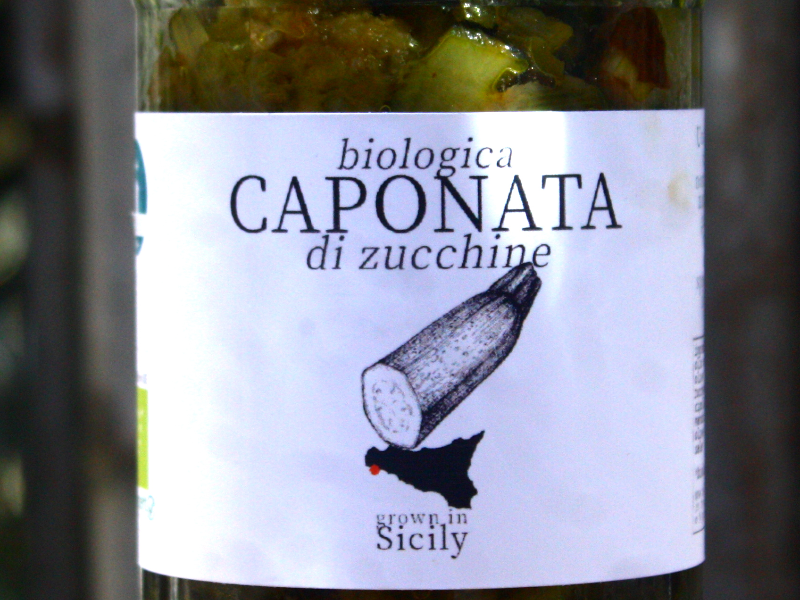 caponata di zucchine bio