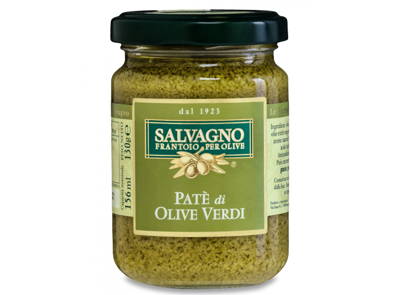 PATE' DI OLIVE VERDI - VASETTO GR. 130