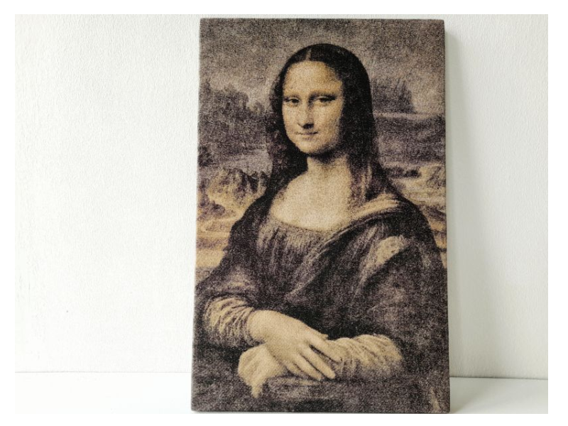 Arazzo “Gioconda” (Leonardo da Vinci) cm.35x55