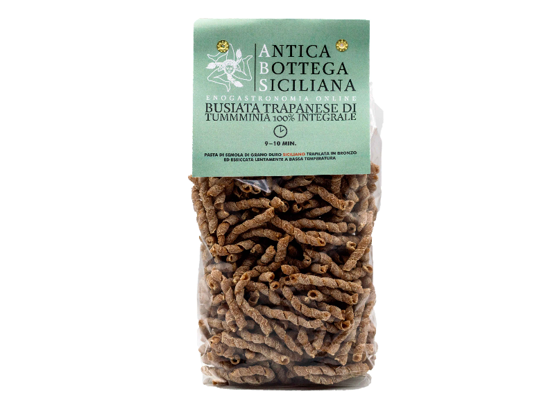 Busiata trapanese corta con  farina di Tumminia 100%integrale - 500g