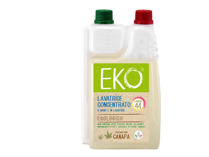 Eko detersivo ecologico lavatrice e  bucato a mano CANAPA