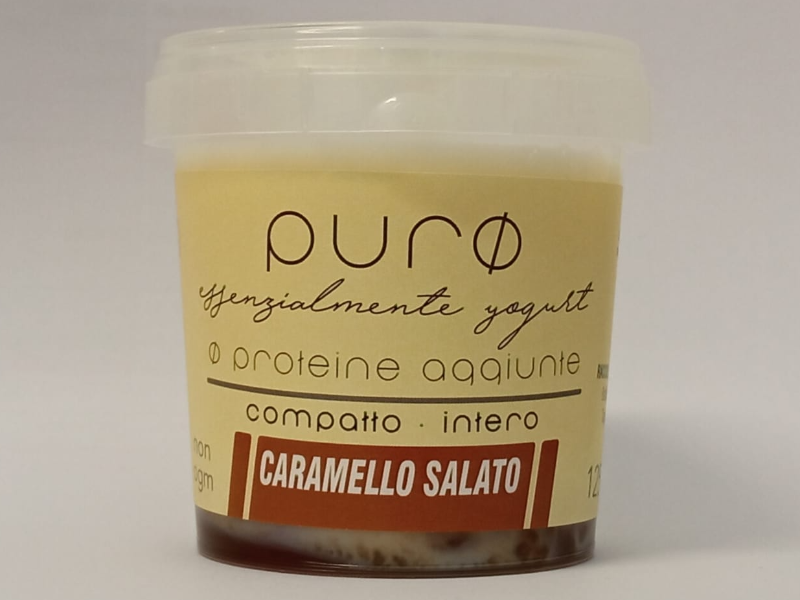 yogurt coagulo INTERO - CARAMELLO SALATO (conf. PLASTICA)