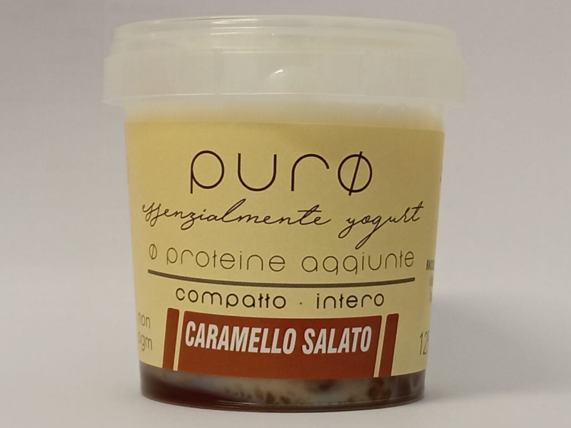 yogurt coagulo intero caramello salato