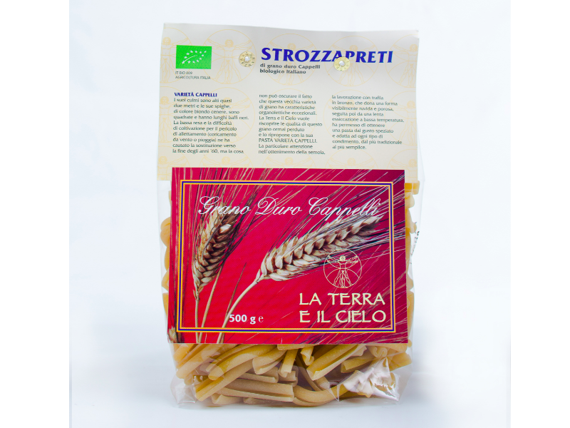 STROZZAPRETI SEMOLA GRANO DURO SENATORE CAPPELLI TR. AL BRONZO GR. 500