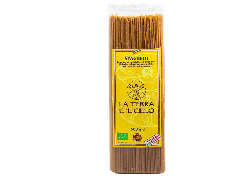 SPAGHETTI INTEGRALI DI GRANO DURO GR 500