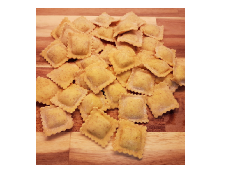 RAVIOLI ALLA CANAPA CON FARINA INTEGRALE (VEGGIE)