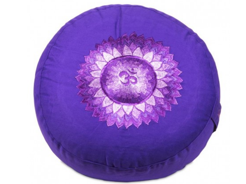 Cuscino meditazione 7°chakra Sahasrara ricamo