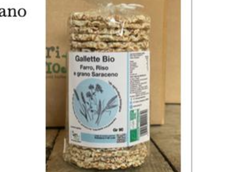 GALLETTE DI FARRO RISO E GRANO SARACENO GALLETTE DI FARRO RISO E GRANO SARACENO