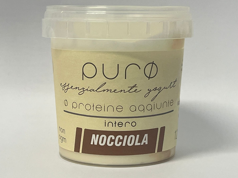 yogurt coagulo rotto nocciola