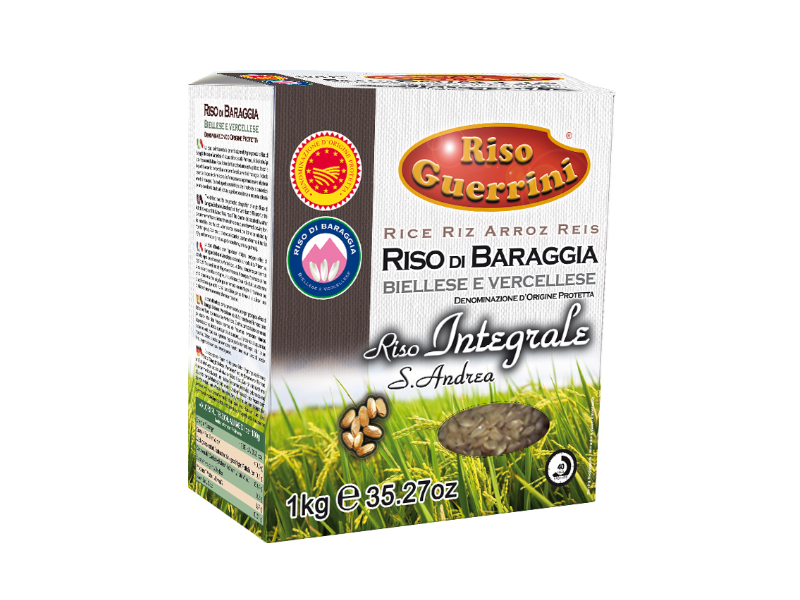 Riso Integrale Dop di Baraggia 1kg sottovuoto