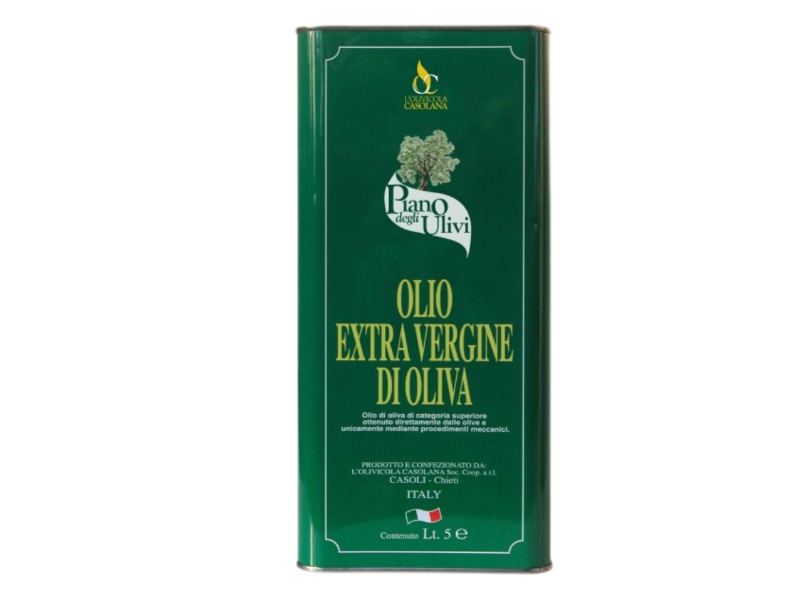 Olio extravergine di oliva in lattina
