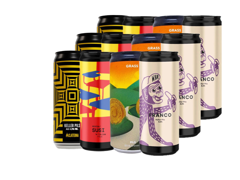 BOX DEGUSTAZIONE BIRRA ARTIGIANALE ASSORTITA 9 BOTTIGLIE
