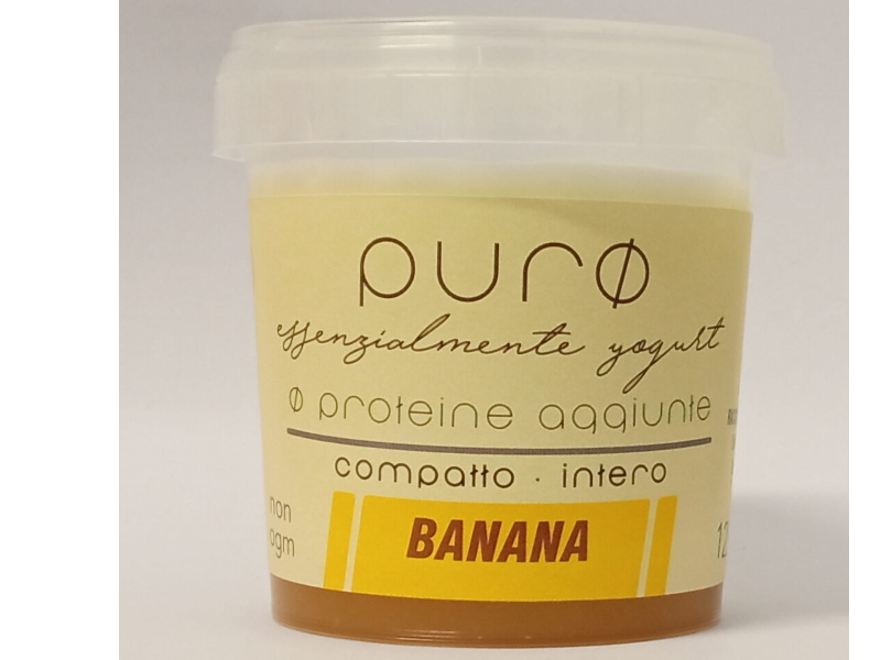 yogurt coagulo intero banana