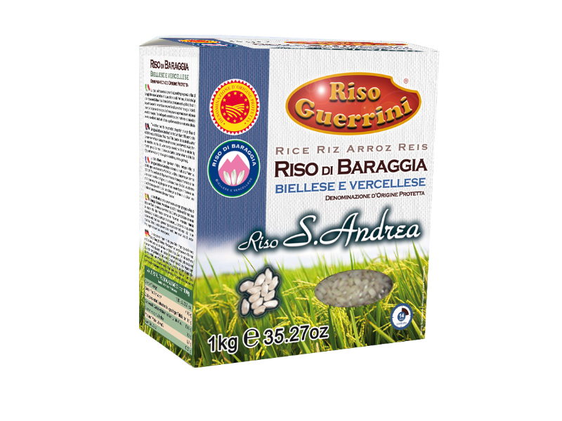 Riso Sant' Andrea Dop di Baraggia 1kg sottovuoto