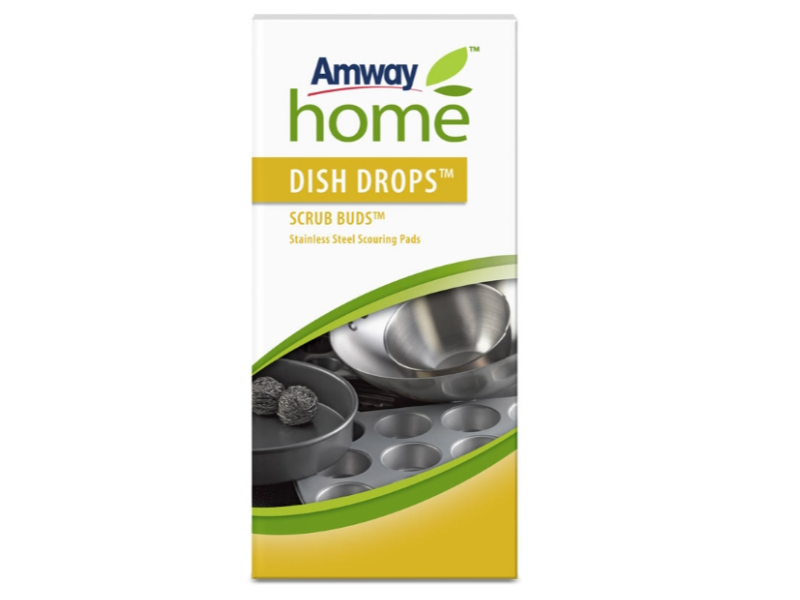 110490 Pagliette in Acciaio Inox DISH DROPS™ SCRUB BUDS™ (formato4 pz)