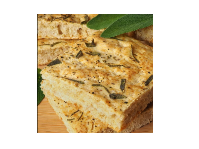 Focaccia con la Salvia